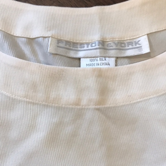 PRESTON & YORK 100% Silk Tank Top - Picture 8 of 11